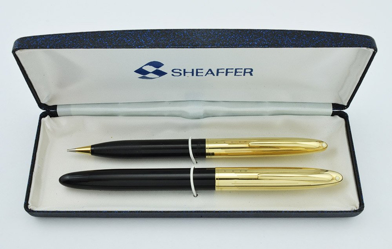 Sheaffer Crest Deluxe Fountain Pen Set - Touchdown TM, Black