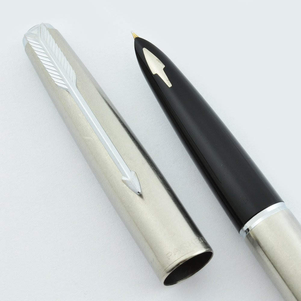 Parker 61 Mk II Fountain Pen - Flighter, Extra Fine Gold Nib (Very