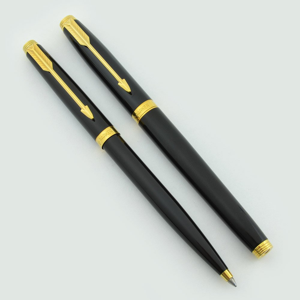 PARKER 万年筆 75 insignia ボールペンセット 14K G.P PARKER 万年筆 75 insignia ボールペンセット 14K G.P PARKER 万年筆