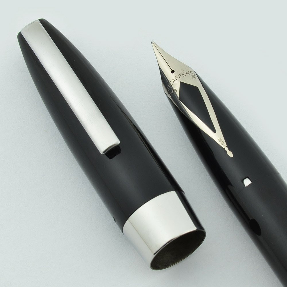 AU83　SHEAFFER PFM　萬年筆　14K Sheaffer PFM I - Black, Medium-Fine (Excellent, Restored) - Peyton