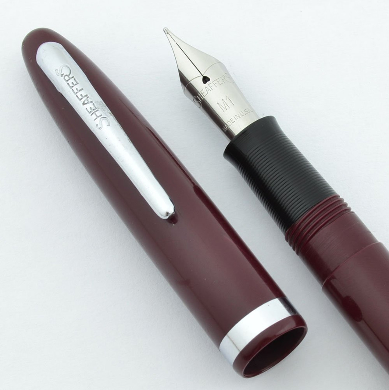 Sheaffer Craftsman Fountain Pen - Tip-Dip, Blue, Fine F1