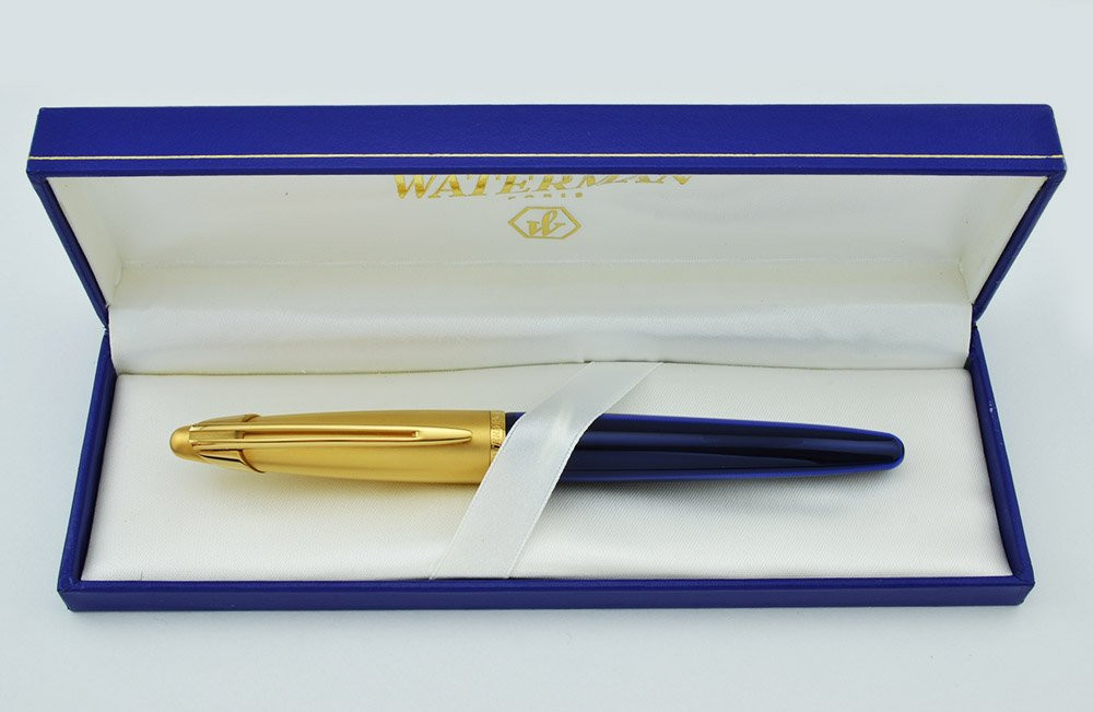 Waterman Edson Rollerball Pen - Sapphire Blue (Mint in Box