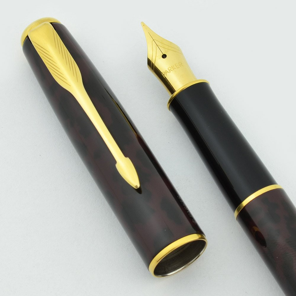 Parker Sonnet I Fountain Pen - Laque Autumn Red, Fine Gold Plated