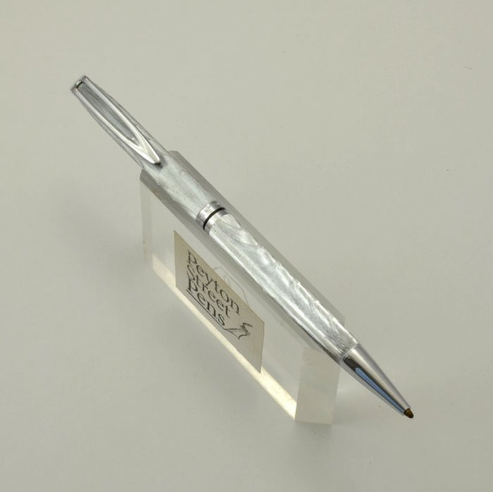 Waterman CF Ballpoint Pen - Silver/Chrome Moire (Excellent)
