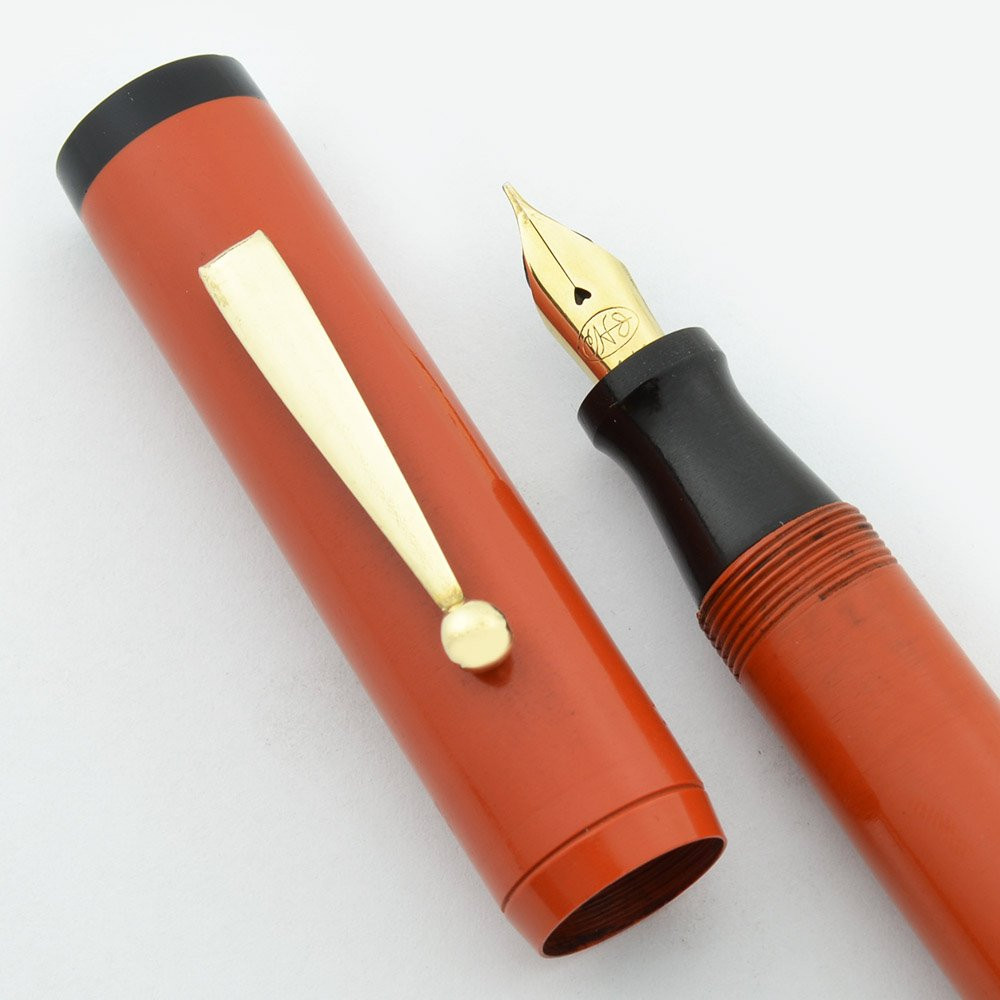 Ingersoll Dollar Fountain Pen - Twist-Fill, Oversized, Orange