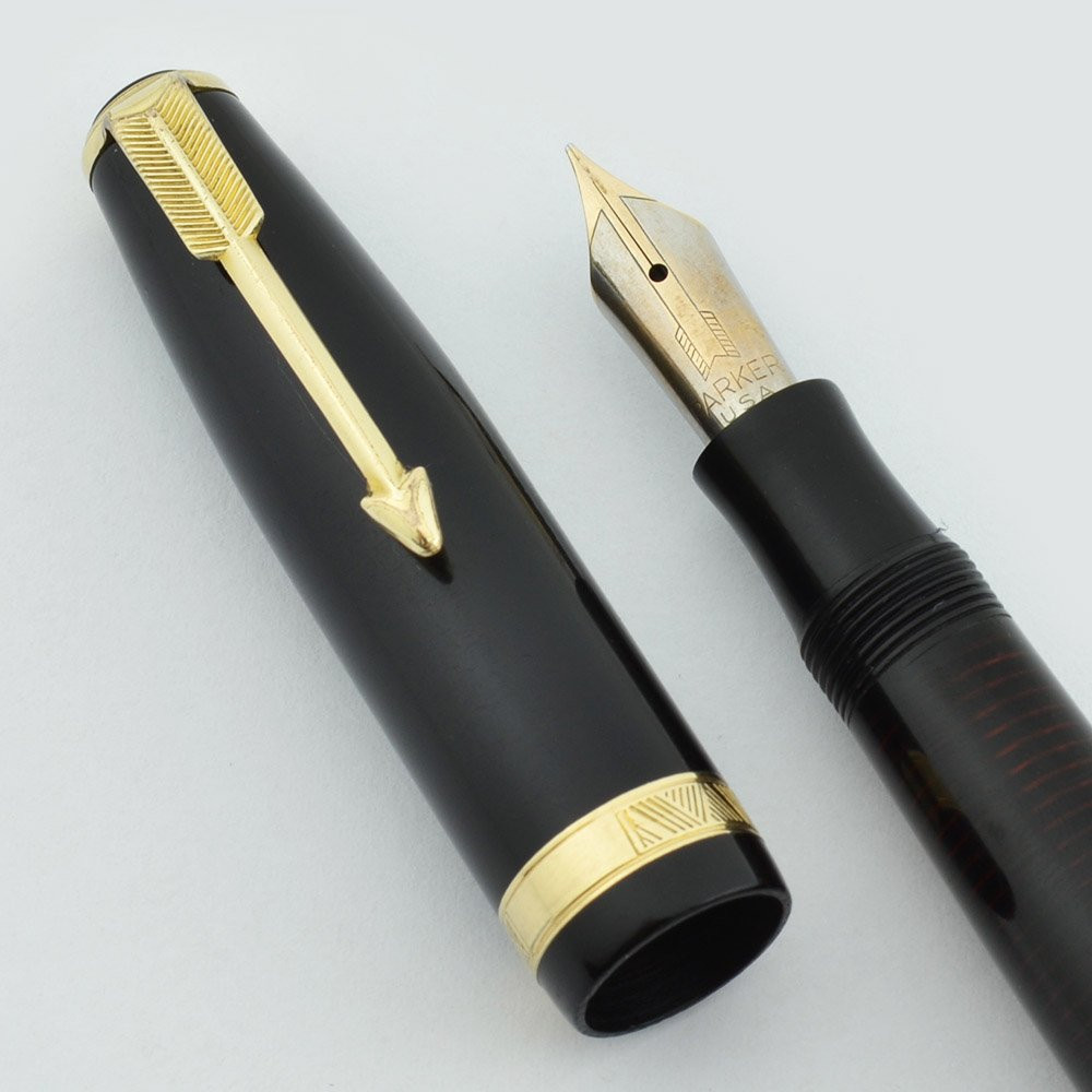 Parker Vacumatic Long Major Fountain Pen - 1938, Double Jewel