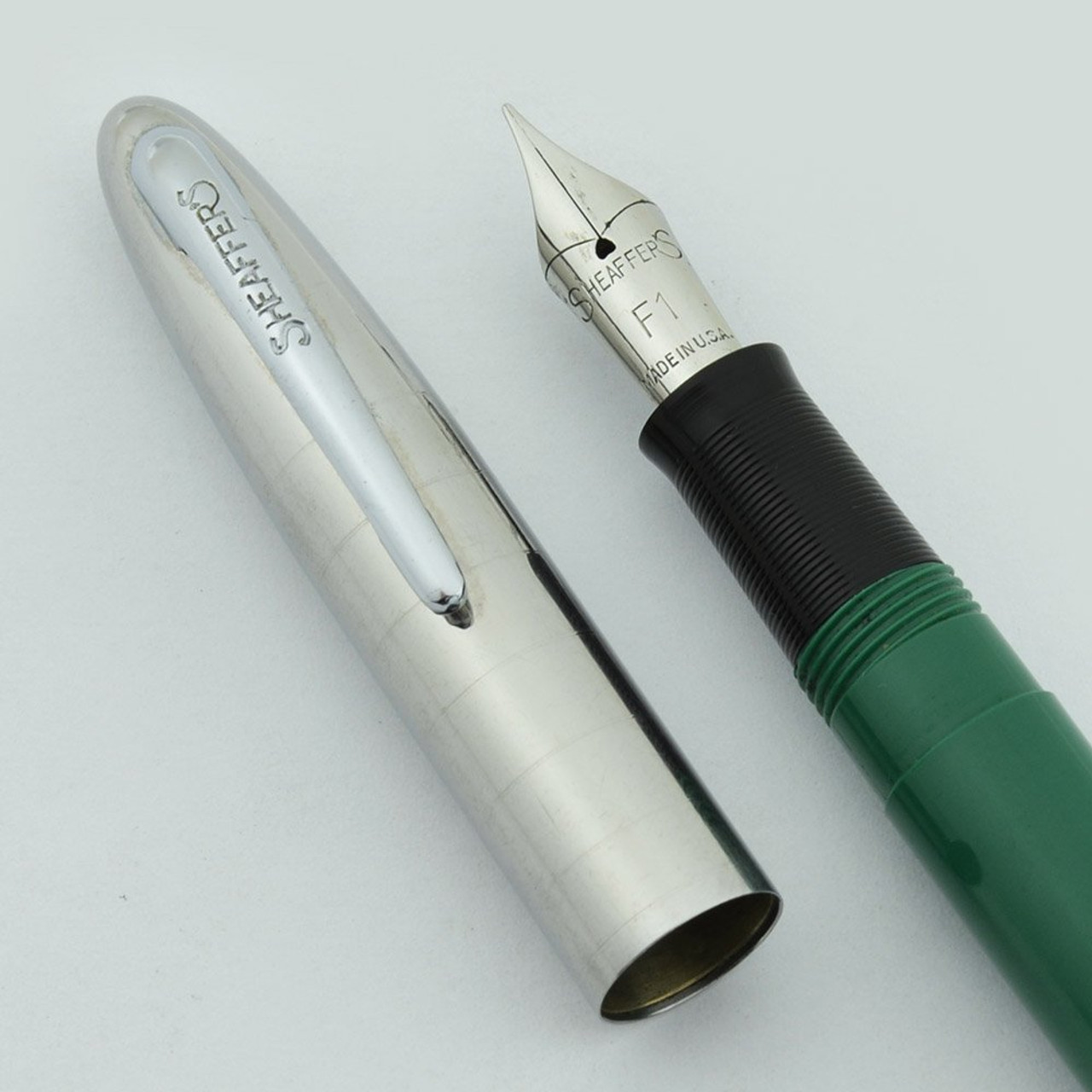 The precursor of the fountain pen, steel-tipped dip nib pens first