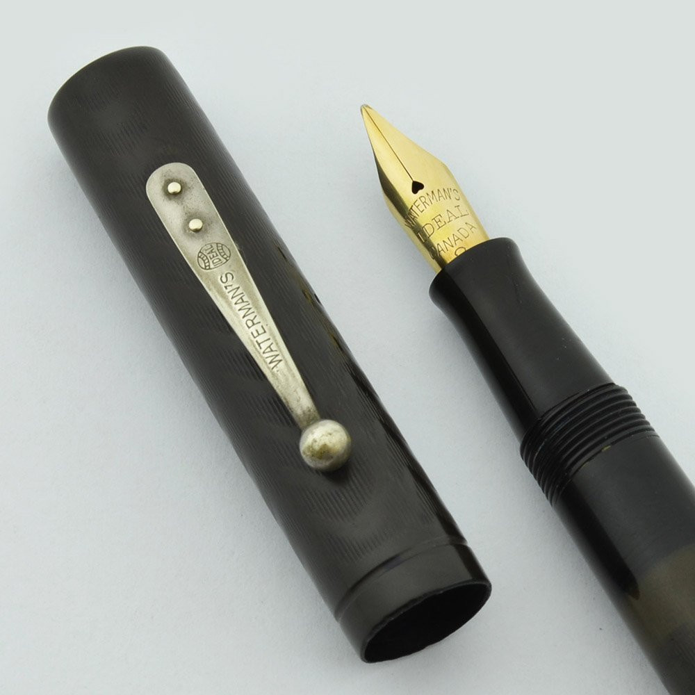 Waterman 52 Fountain Pen - BCHR, Nickel Trim, Canada, Flexible Fine (Excellent, Restored)