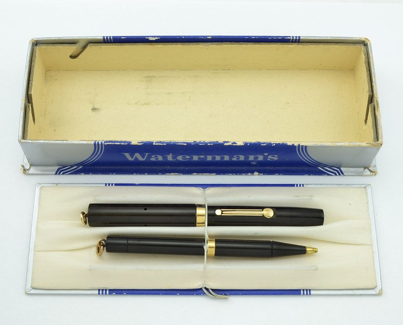 Waterman 52 1/2 V Set in Box - Smooth BHR, Flexible #2 Nib (Excellent+, Restored)