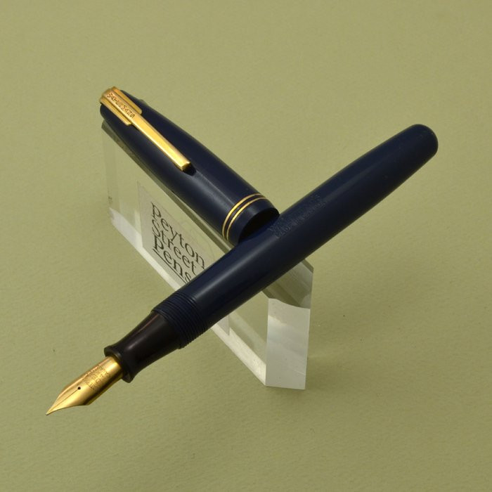 Waterman Commando Fountain Pen (1940s, Canada) - Blue, Flexible