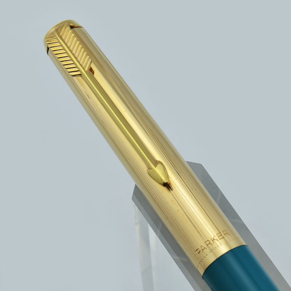 Parker 61 Mechanical Pencil - Vista Blue, Rolled Gold Cap