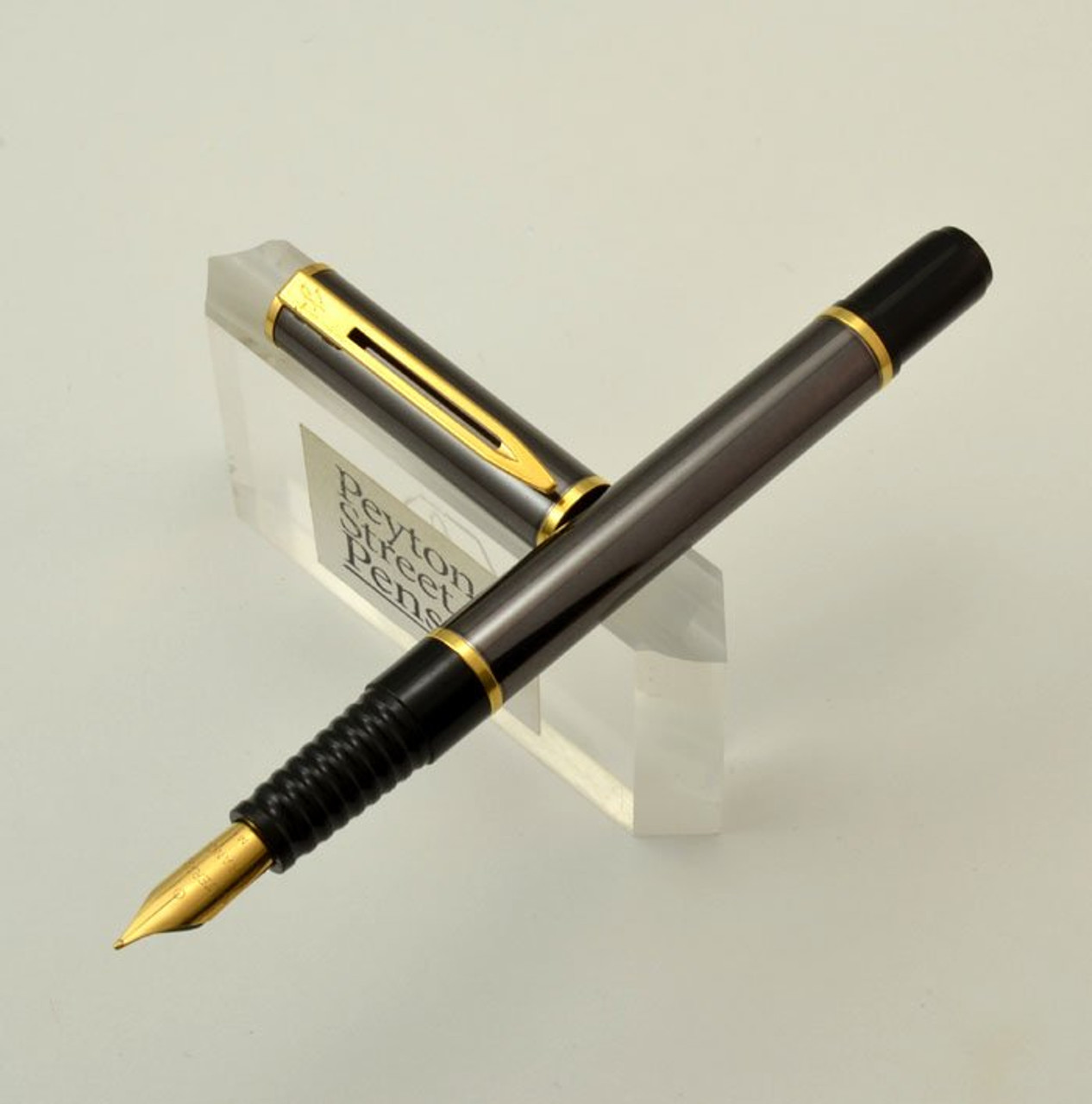 Waterman Laureat (First Version) Fountain Pen - Grey Metallic, Medium (Excellent, Pre-owned)
