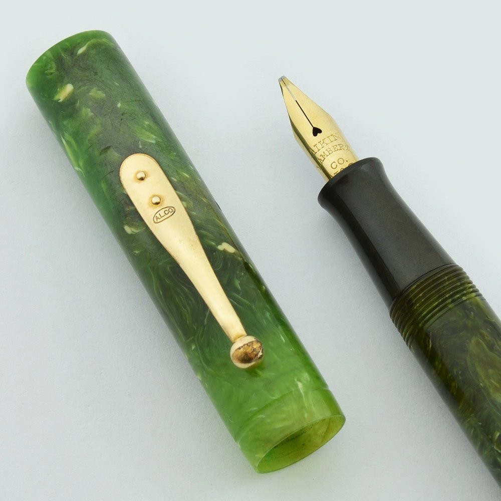 NEC L ave Windows11 pentum 美品 Aikin Lambert Mercantile - Jade Green, Flexible Italic Nib