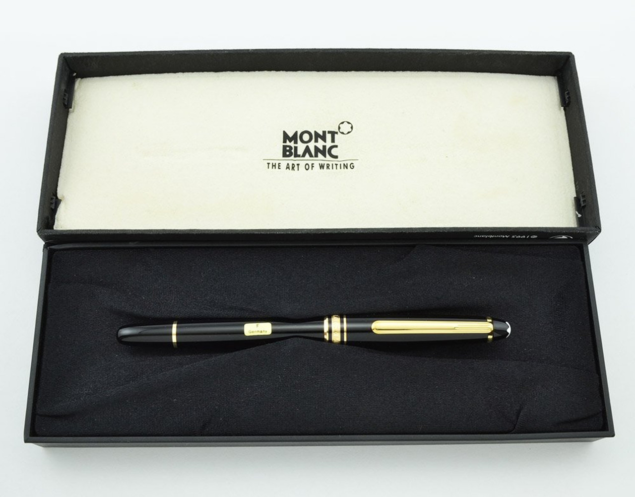 Montblanc Meisterstuck 144 - Black, Gold Trim, 18k Fine Nib