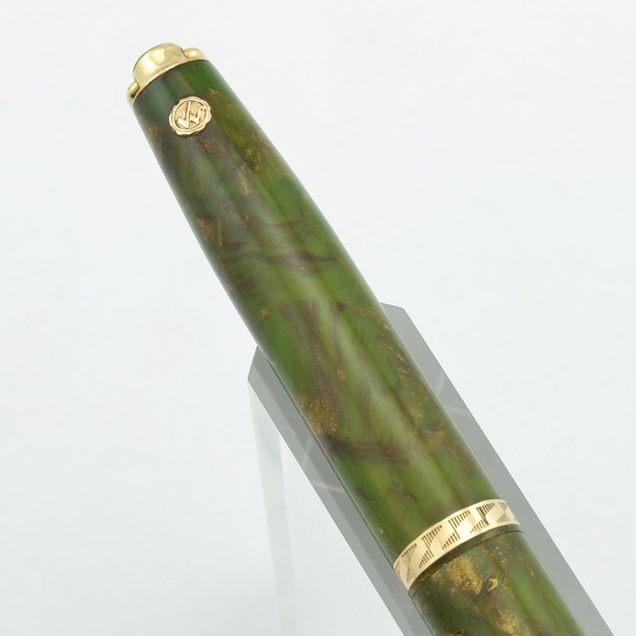 Wahl Eversharp Equi-Poised Gold Seal Mechanical Pencil - Ring Top, Brazilian Green (Superior, Works Well)