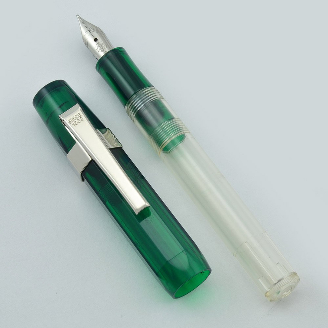 Kaweco Ice Sport Fountain Pen - Green, Medium Nib (Like New, Works Well)