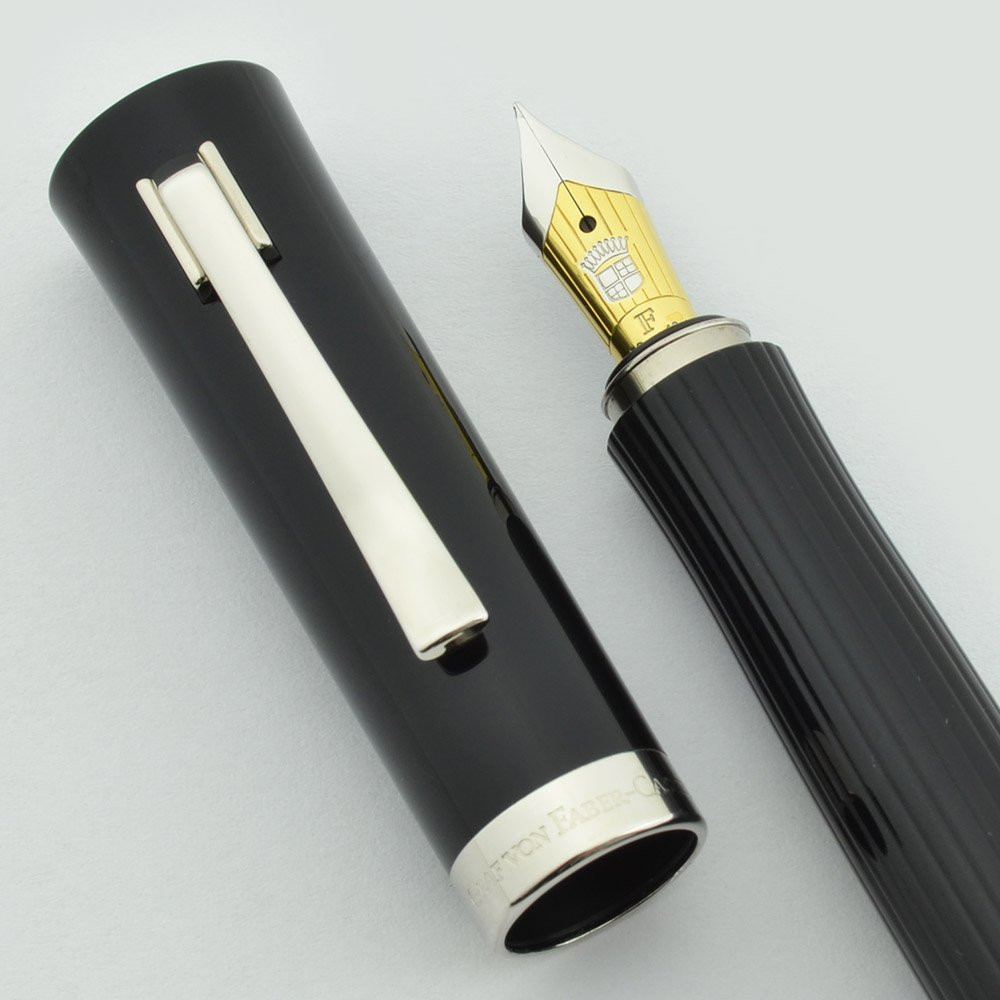 Graf Von Faber-Castell Intuition Fountain Pen - Black & Fluted