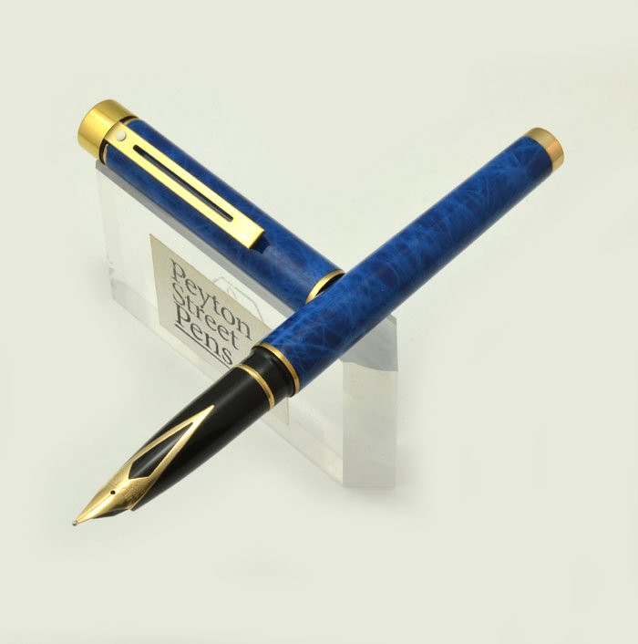 Sheaffer TARGA 1036 Fountain Pen - Blue Ronce, Medium (Excellent
