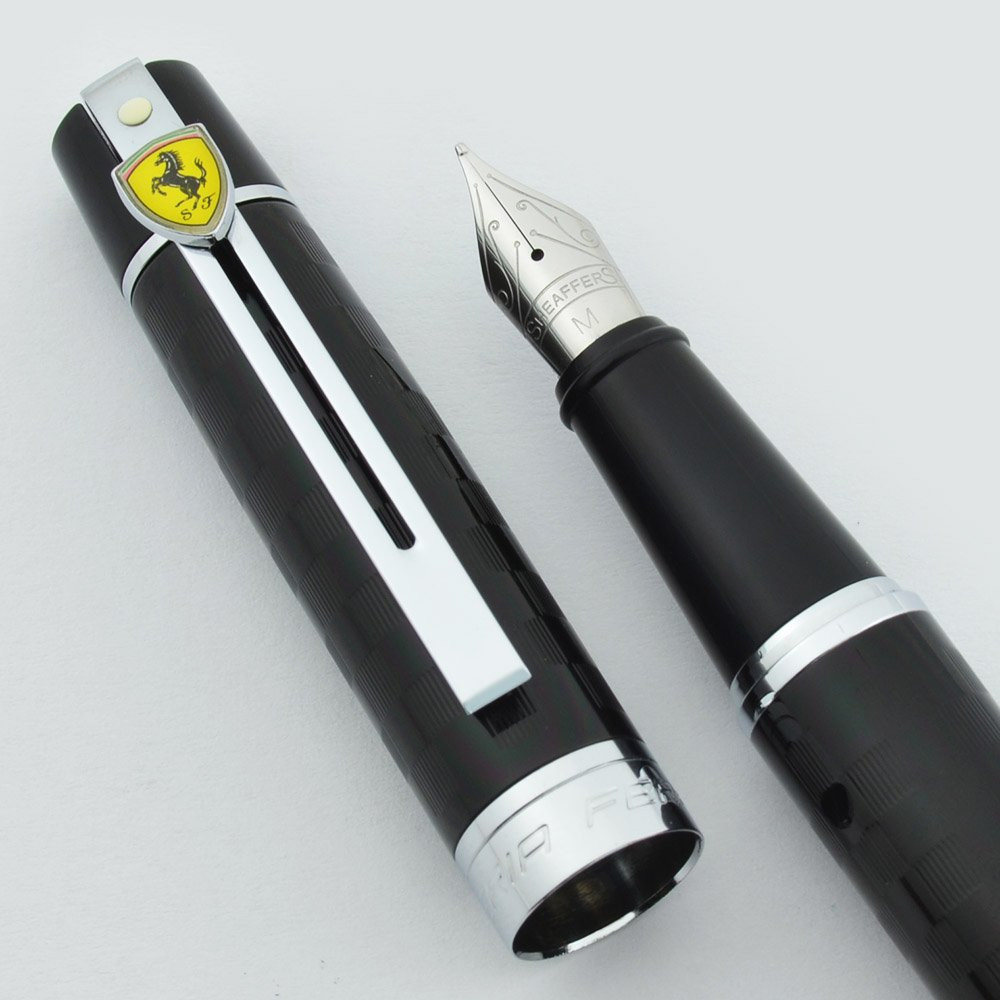 Sheaffer Ferrari 300 Fountain Pen - Black Checkered Lacquer