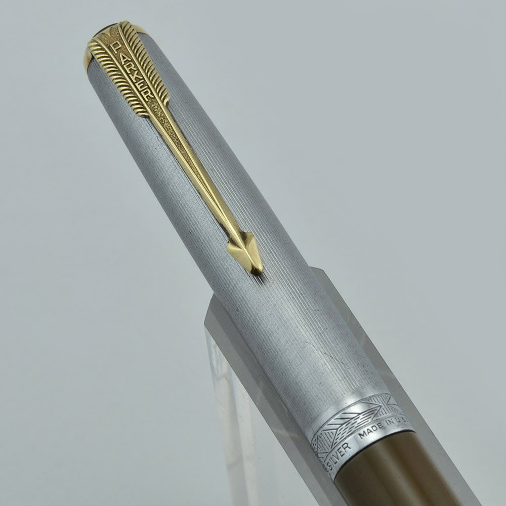 Parker 51 Mechanical Pencil - Brown, Sterling Silver Cap