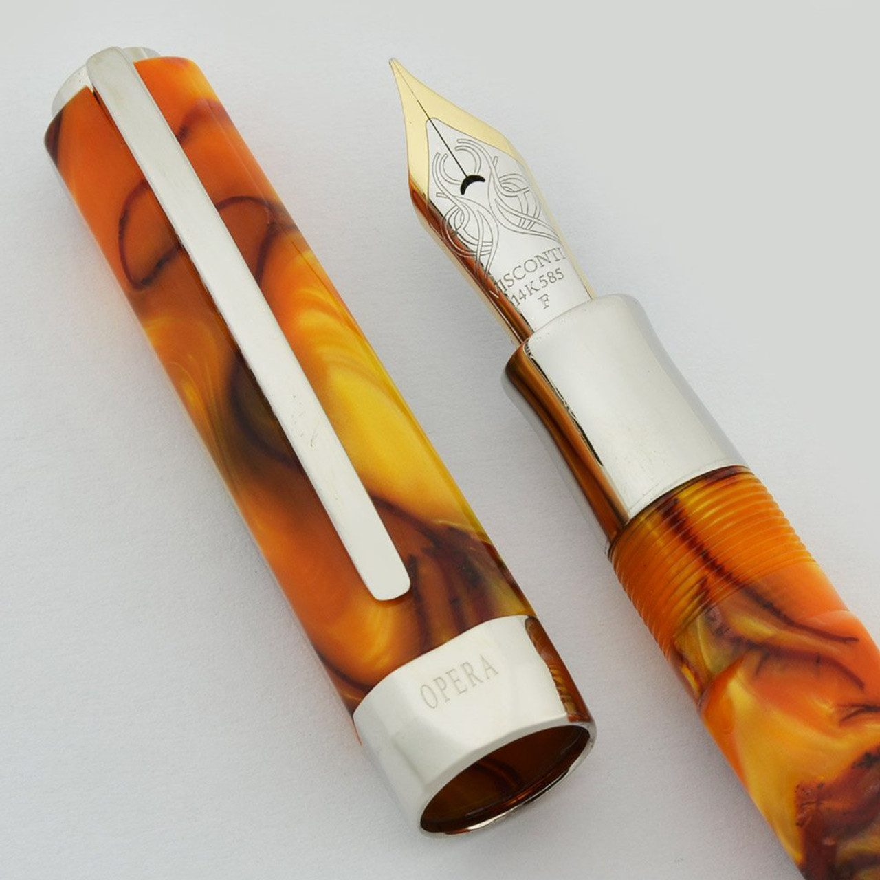 Visconti Opera Club Fountain Pen - Summer Yellow, 14K Fine Nib (Near Mint  in Box)