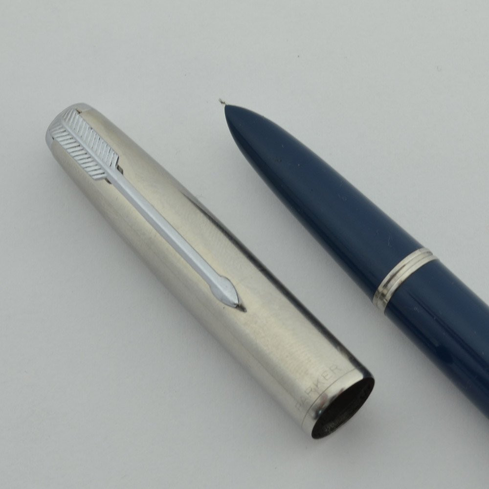 Parker 51 Special Aerometric - 1950, Teal Blue, Extra-Fine Steel Nib (Excellent, Works Well)