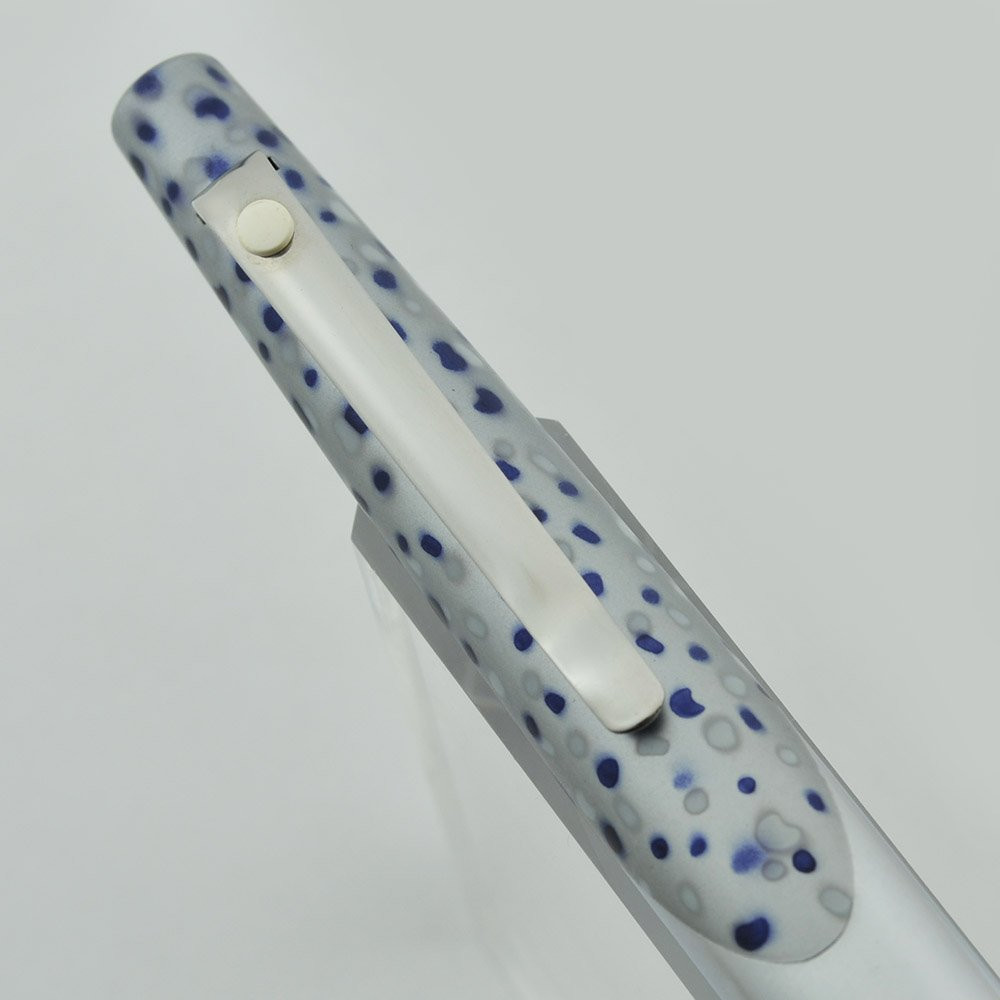Sheaffer Intrigue Ballpoint Pen - Seal Stencil Chrome Plate Pattern (Near Mint, Works Well)