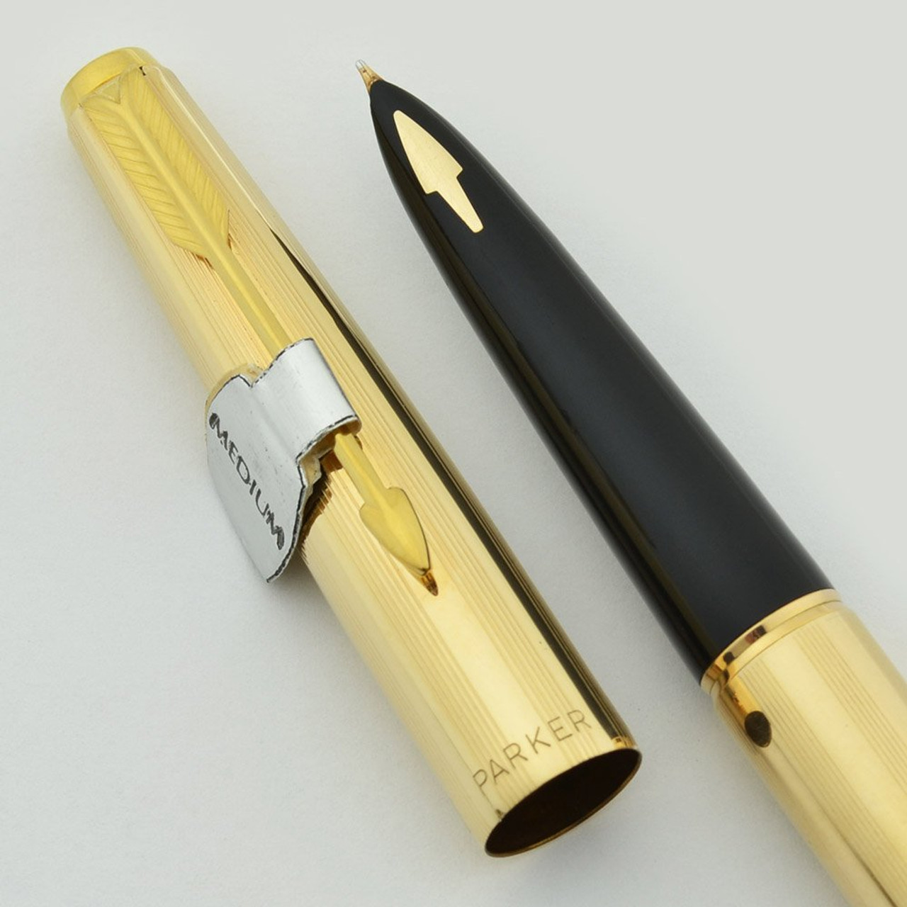 Parker 61 Signet Mark II Fountain Pen - Gold Filled, Medium (Excellent, Works Well)