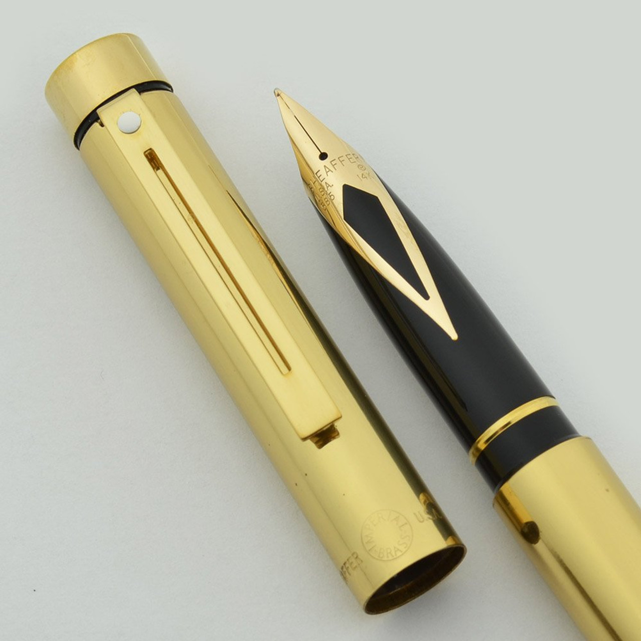 Sheaffer Targa 1020 Fountain Pen - Imperial Brass, Medium (Excellent, Works  Well) - Peyton Street Pens