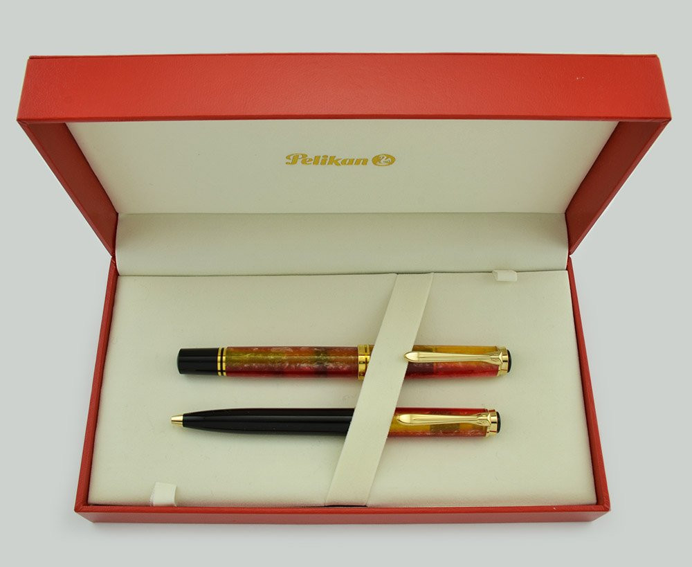 Pelikan City Series Special Edition  - Shanghai Set, BP, 18K Medium (Near Mint in Box, Work Well)