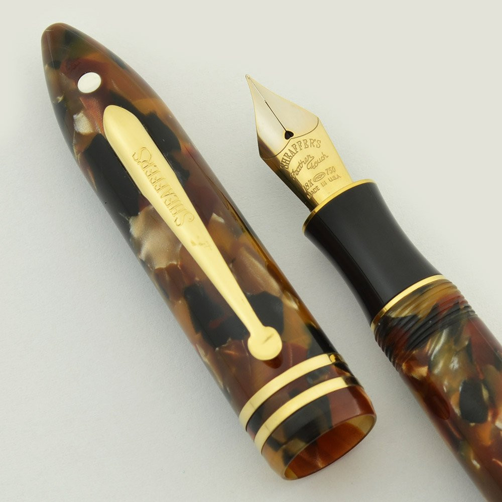 Sheaffer Balance II Fountain Pen - Amber Glow, Feather Touch 18k