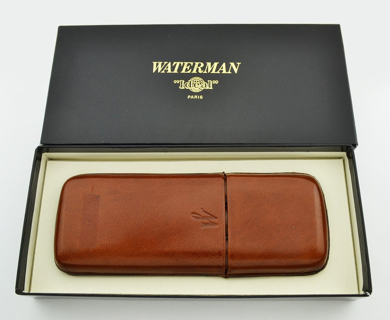 Leather Pen Case for Two Pens Fountain Pen Case for Man 