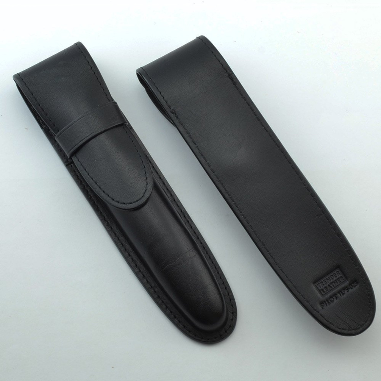 Parker Leather Single Pen Pouch in Black