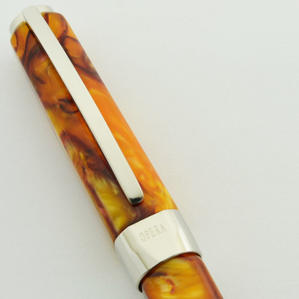 Visconti Opera Club Ballpoint Pen - Summer Yellow, Chrome Trim (Near ...