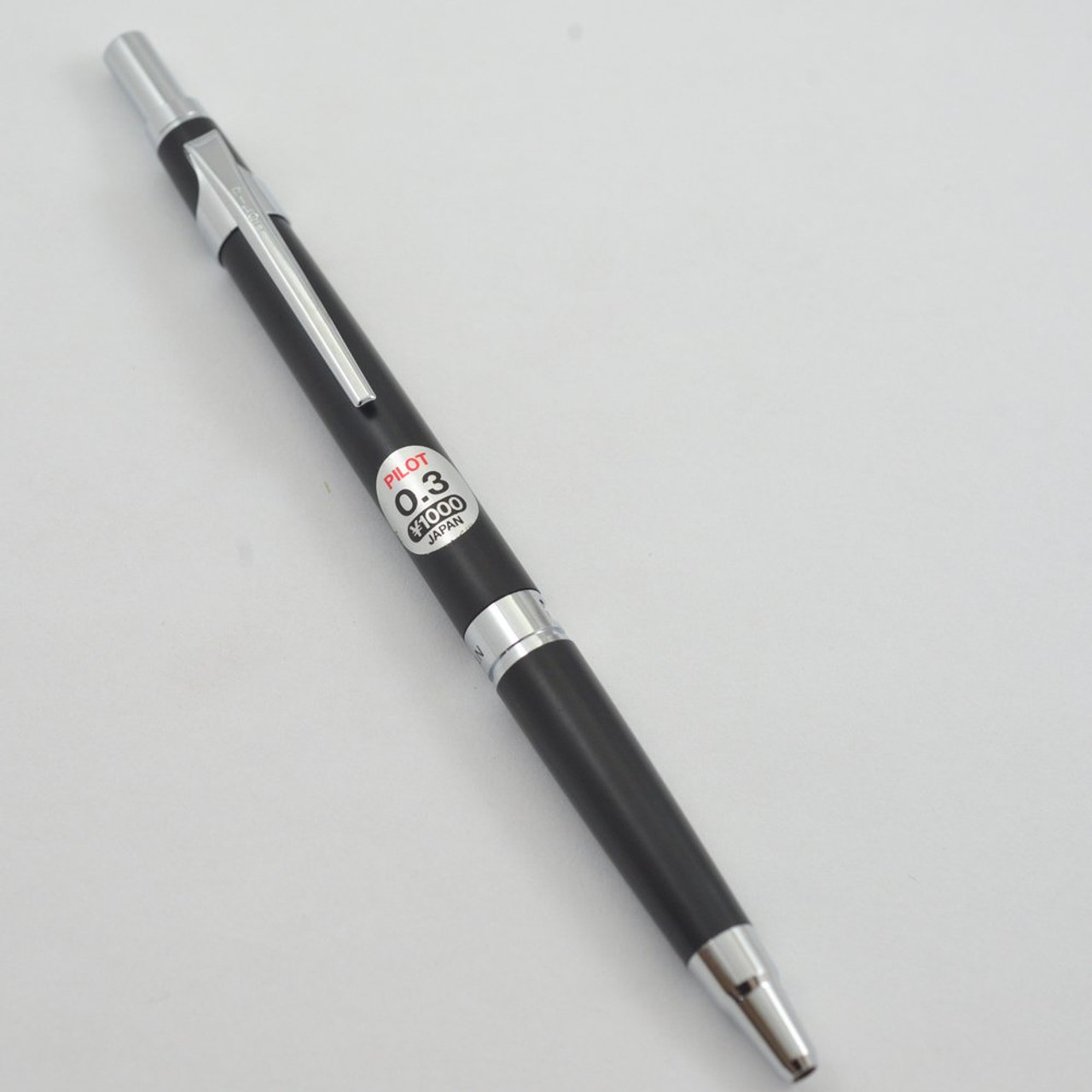 Pilot H-1003 Mechanical Pencil -  Black, Retractable Tip, 0.3mm Lead (Mint, Works Well)