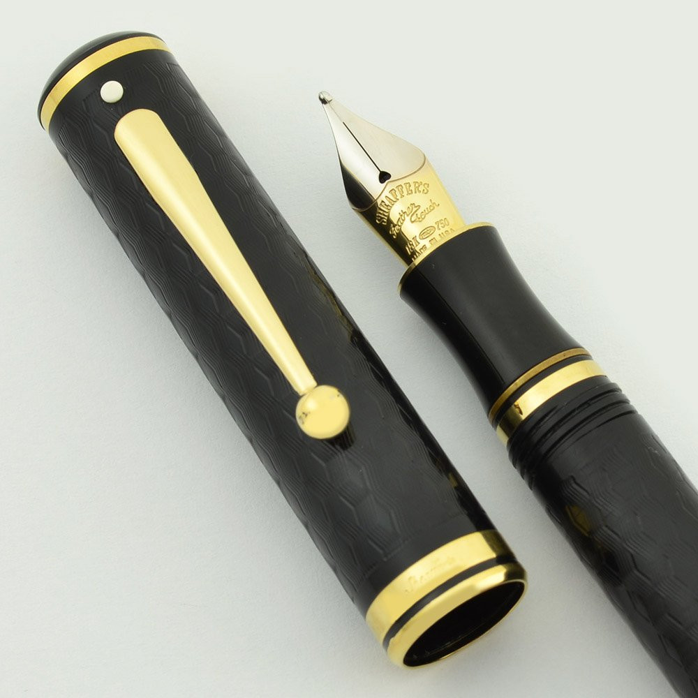 Sheaffer Connaisseur 815 Fountain Pen - Herringbone Pattern, GP
