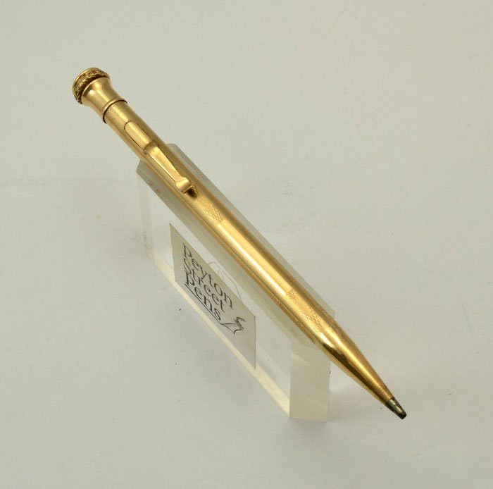 Wahl Eversharp Mechanical Pencil - Gold Filled, Chevron Barleycorn