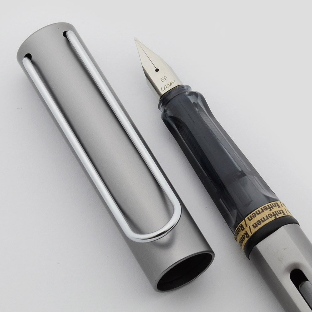 Lamy Al-Star Fountain Pen - Graphite, Silver Clip, Extra Fine Nib