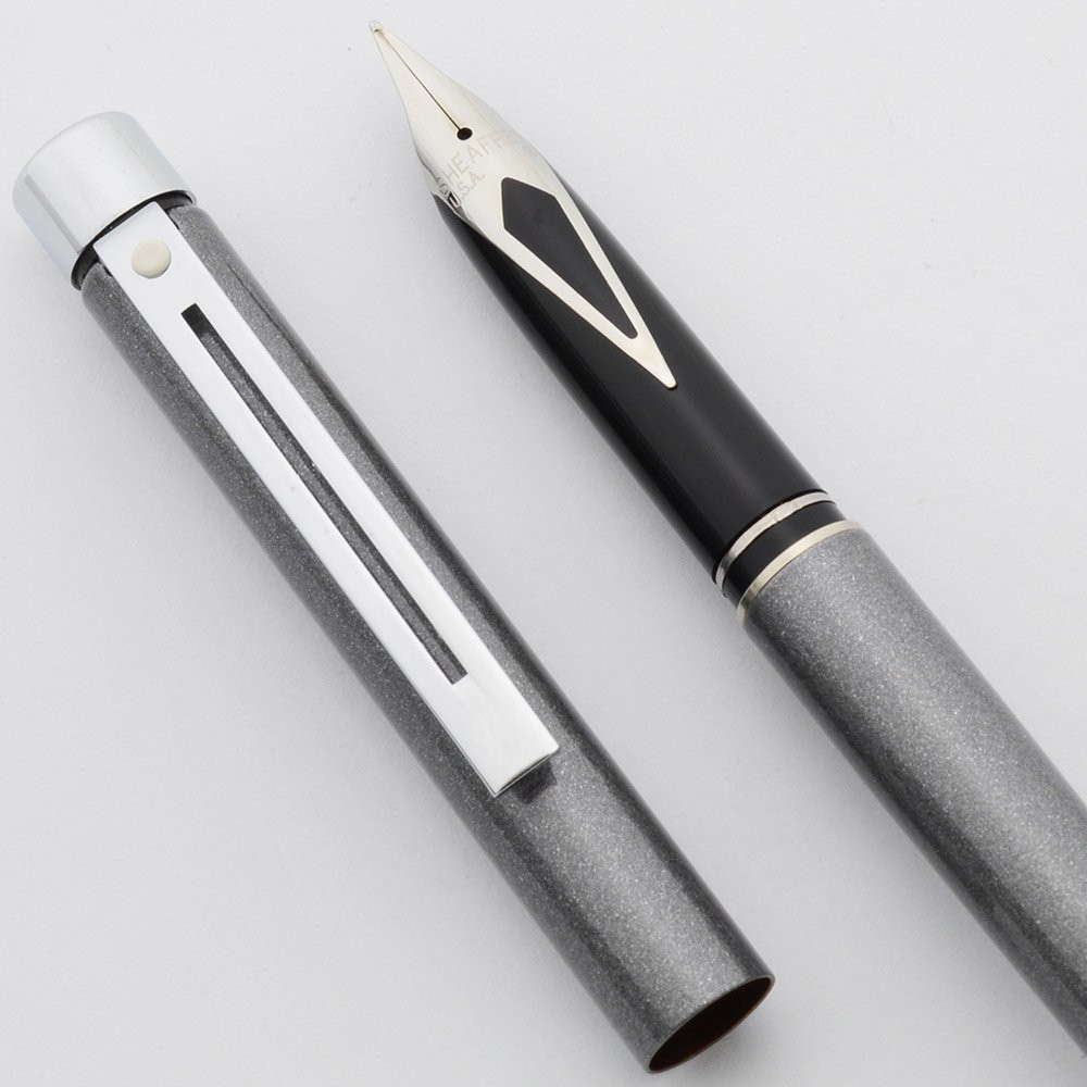 Sheaffer Targa 1050s Slim Fountain Pen - Metallic Quicksilver, CT