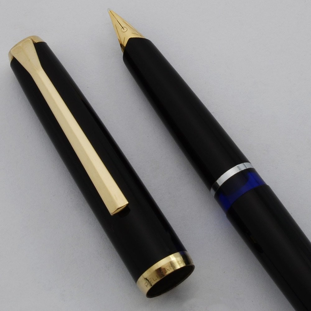 Pelikan PK30 Fountain Pen - Black, 14k Medium Left Oblique Nib