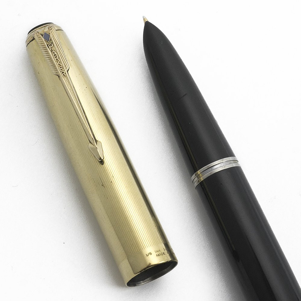 Parker 51 Vacumatic Fountain Pen (1948) - Cedar Blue, GF Lined