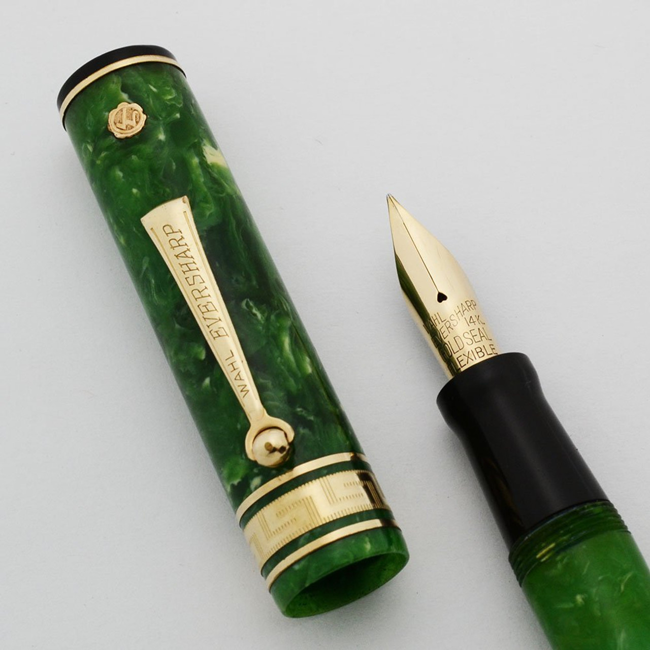 Patina Green Brass Engraved Connector Bar 29x4mm