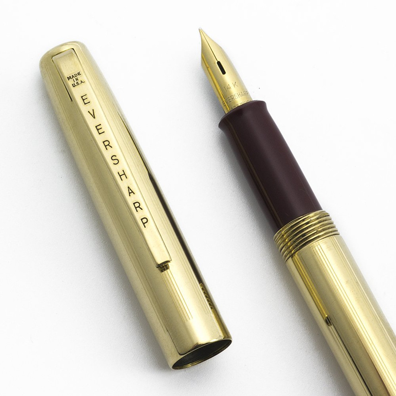 Eversharp Slim Ventura Fountain Pen  - Gold Filled, Fine Nib (Excellent +, Working Well)