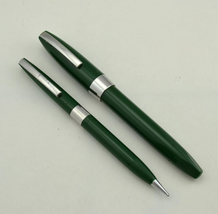 Sheaffer PFM I Set - Green, Fine (Excellent, Restored) - Peyton