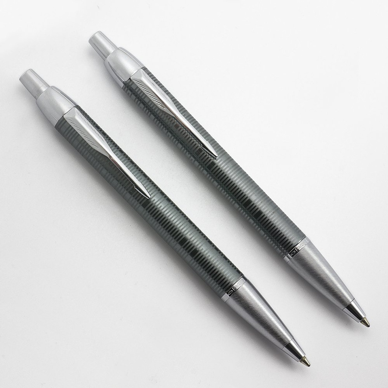 Parker IM Ballpoint - Chiselled Gun Metal and Chrome (Near Mint, Work Well)