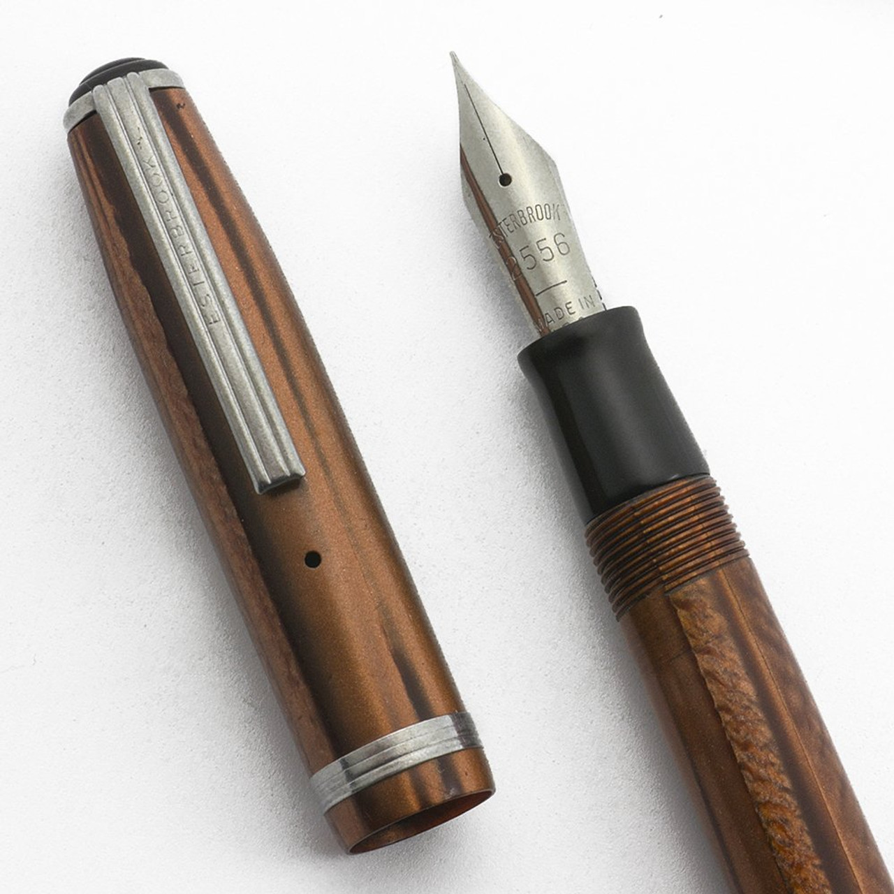 Esterbrook SJ Fountain Pen - Copper, 2556 Fine Firm Nib (Excellent, Restored)