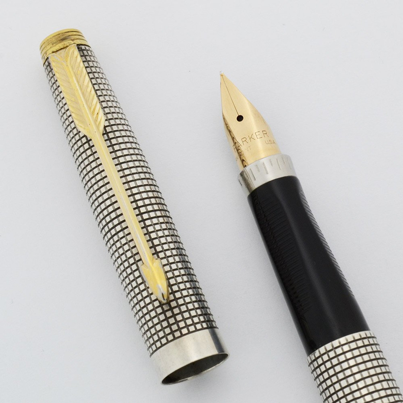 Parker 75 Cisele Fountain Pen - USA, Dish Tassies, Fine 14k Nib (Excellent +, Works Well) Parker 75 Cisele Fountain Pen - USA, Dish Tassies, Fine 14k Nib (Excellent +, Works Well)