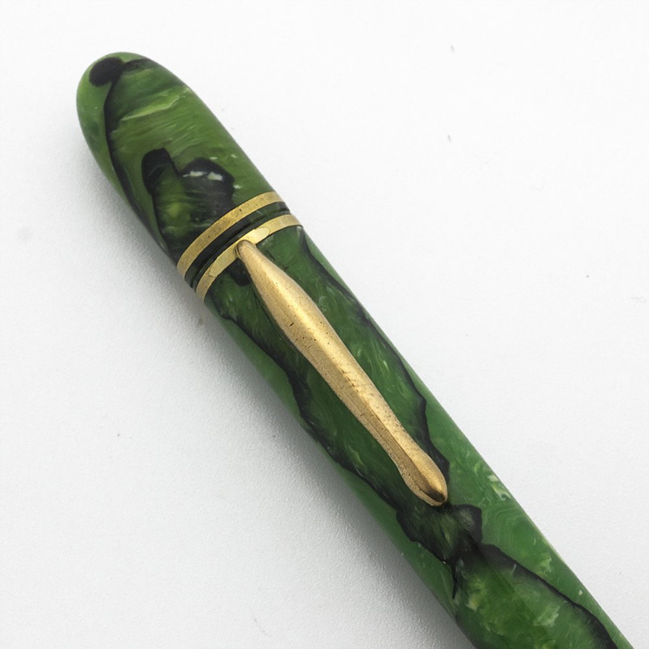 Conklin Symetrik Mechanical Pencil - Green Marble, Full Size, "Thick" Leads (User Grade, Works Well)