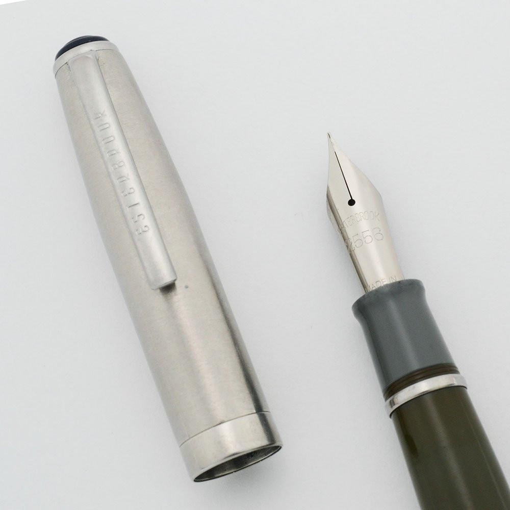 Esterbrook Deluxe SM Fountain Pen - Dark Grey, 2556 Firm Fine Nib