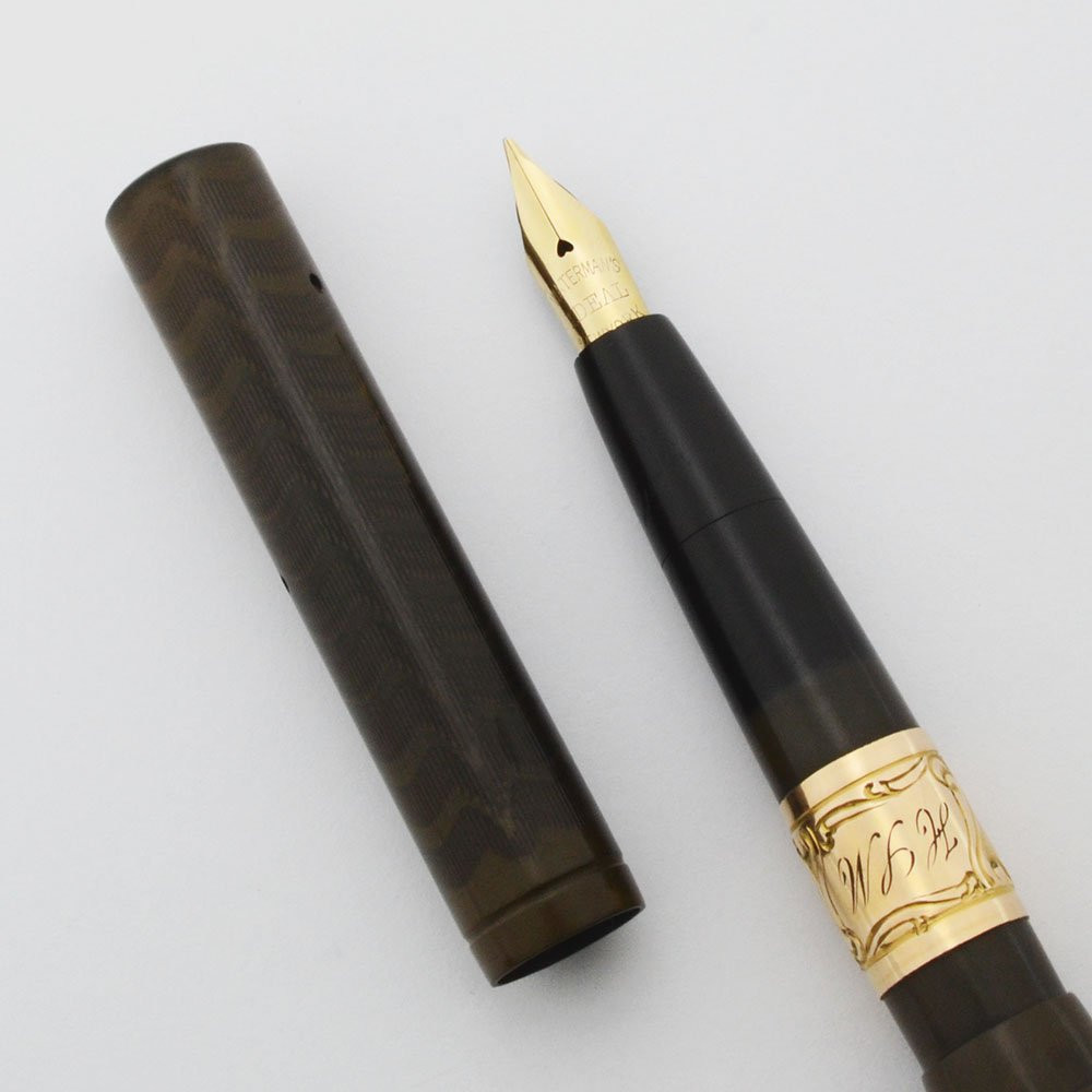 Waterman 12 SF Sleeve Filler Fountain Pen - BCHR, GF Trim